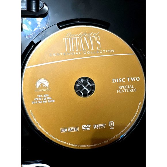 Breakfast at Tiffanys DVD 2009 Two Disc Set The Paramount Centennial Collection - Picture 4 of 6